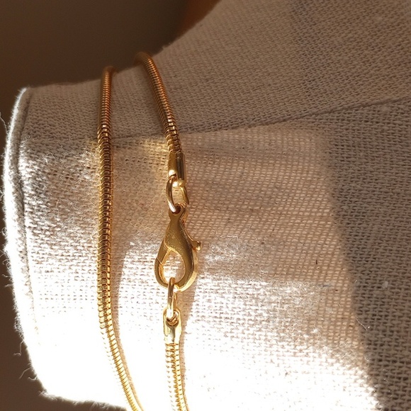 Vintage Purple enamel double heart slid 24inch necklace - Picture 6 of 8